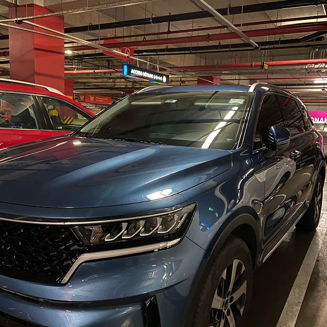 Coche azul